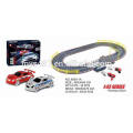 race track long track toy car with hand generator electric toy race track